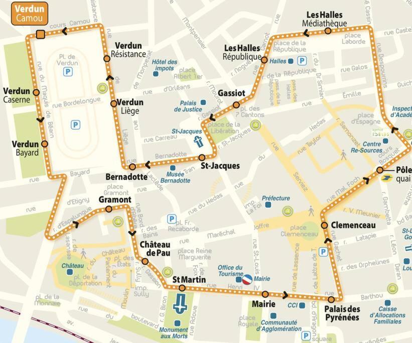 Quartier Historique Du Chateau Bel Appt Meuble Pau Luaran gambar